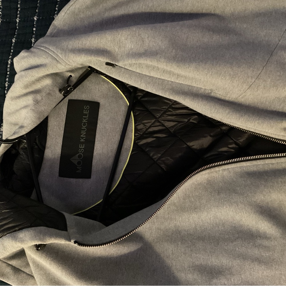 Moose Knuckles Gray Performance Jacket - image 3